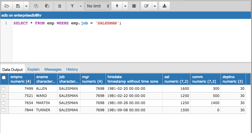 pgadmin 4 edit data