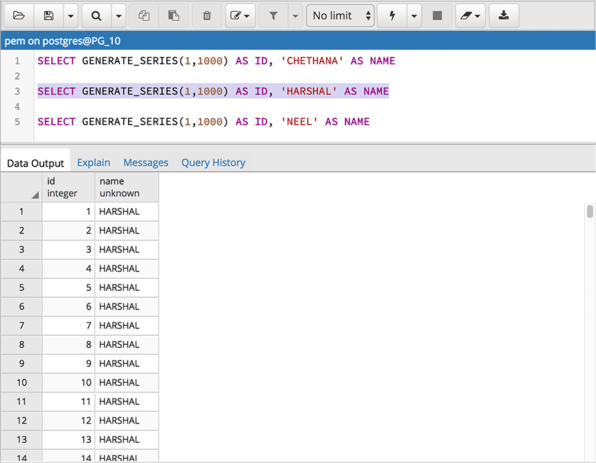 pgadmin 4 edit data